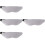 4Pcs Grey Sleep Blackout Eye Mask Comfortable Blindfold 8