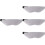 4Pcs Grey Sleep Blackout Eye Mask Comfortable Blindfold 7