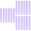 180 Pcs Seaweed Cotton Face Purple 4