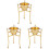 3 Pcs Egg Rack Ceramic Eggs Cosmetic Hat 6