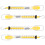 20Pcs Yellow Plastic Spring Balance Newton Force Meter for Home Use 2