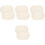 8Pièces Support De Sac Beige En Bois Pour Crochet DIY 3