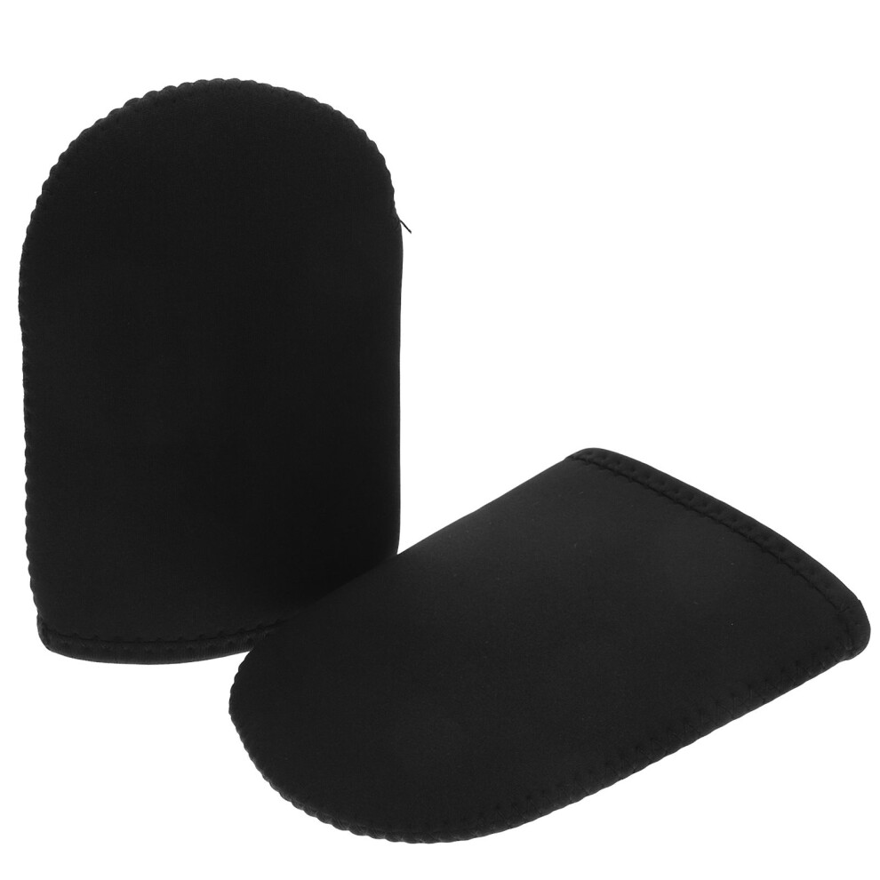 Villcase Black 6Pcs Neoprene Toe Covers Warmers For Cycling Cold Plunge Tub Use