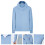 2Pcs Lightweight Blue Sunscreen Clothing Breathable Sun-Proof Jacket 7