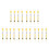 20Pcs Yellow Plastic Spring Balance Newton Force Meter for Home Use 8