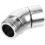 2Pcs Durable Silver Brass Shower Elbow Adapter for Handheld Showers 2