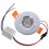 2Pcs Sleek Silver Aluminium Ceiling Light Indoor Lamp Decoration 1