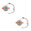 2Pcs Sleek Silver Aluminium Ceiling Light Indoor Lamp Decoration 5
