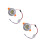 2Pcs Sleek Silver Aluminium Ceiling Light Indoor Lamp Decoration 3