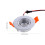 2Pcs Sleek Silver Aluminium Ceiling Light Indoor Lamp Decoration 8