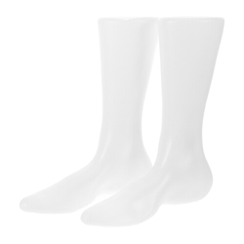 4Pcs White Foot Display Mannequin for Socks Shoe Presentation Stand 1