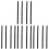 16Pcs Premium Wool Lip Brush Black Handle Makeup Tools for Lip Gloss 4