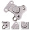 Set Of 2 Adjustable Toggle Clamp Latches Box Toolbox Buckle Lock 8