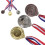 18 Pcs 3rd Gold Polyester Orchid 2