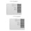 2Sets ABS Paper Folding Tool White Multi-Use Daily Craft Score Board 9