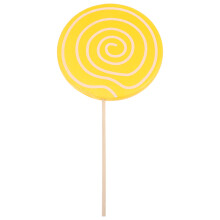 5Pcs Yellow Bamboo Fake Lollipop Props Photography Supplies