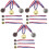 18 Pcs 3rd Gold Polyester Orchid 4