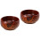 2Pcs Brown Crochet Yarn Bowls Durable Yarn Storage for Knitting Tools 4