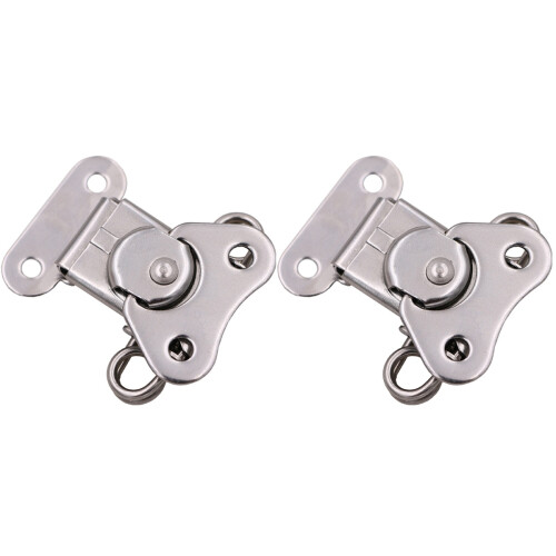 Set Of 2 Adjustable Toggle Clamp Latches Box Toolbox Buckle Lock 1