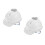 2Pcs White Cooling USB Hard Hat with Fan Construction Safety 4