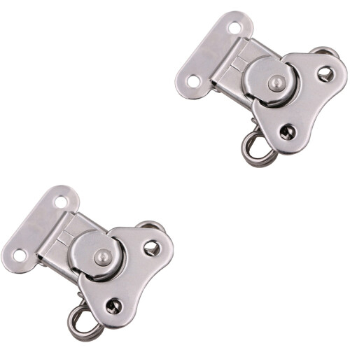 Set Of 2 Adjustable Toggle Clamp Latches Box Toolbox Buckle Lock 2
