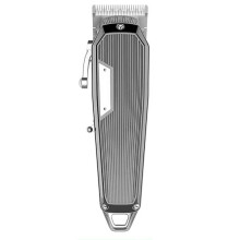 Professional Hair Clipper and Beard Trimmer for Men, Low Noise Cordless, Fast Charging Silver