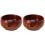 2Pcs Brown Crochet Yarn Bowls Durable Yarn Storage for Knitting Tools 2