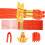 24Pcs Graduation Tassels Orange 2023 Polyester Hat Accessories Durable 10