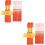 24Pcs Graduation Tassels Orange 2023 Polyester Hat Accessories Durable 7