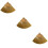 3Pcs Small Brooms Pp+pet Broom Head Replacement for 10