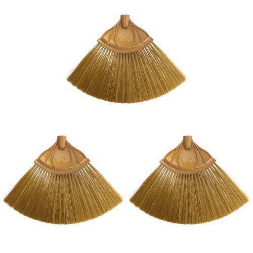 3Pcs Small Brooms Pp+pet Broom Head Replacement for 2
