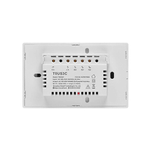(As show, One size) T0 US 3C US remote switch remote control smart switch smart home wall touch switch,2024 Ping 2