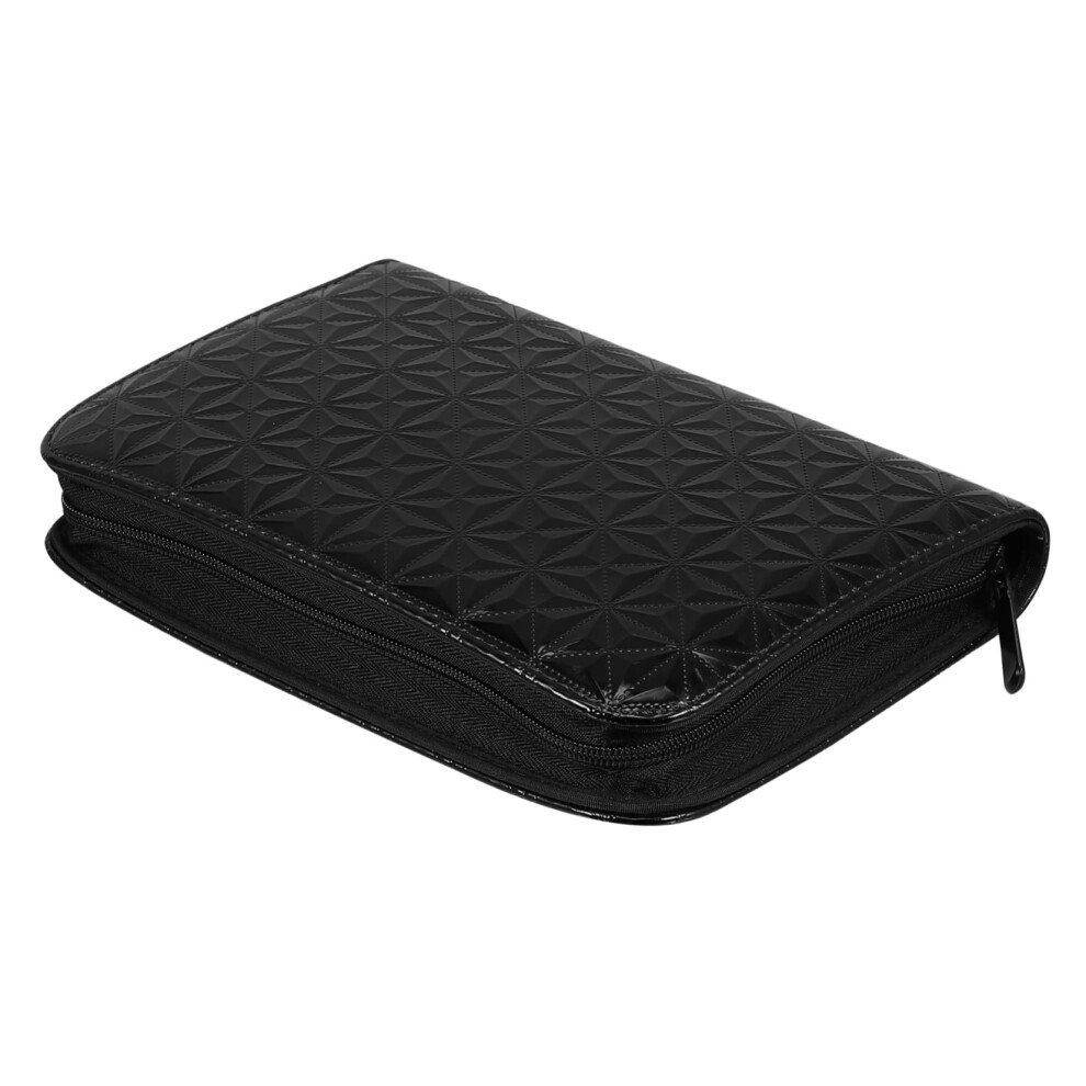 Leather Barber Scissors Case with MultiCompartment Organizer for Professional Hairdressers
