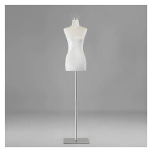 Female Mannequin Dress Form with Adjustable Height Detachable Torso and Stable Base for Wedding Dresses