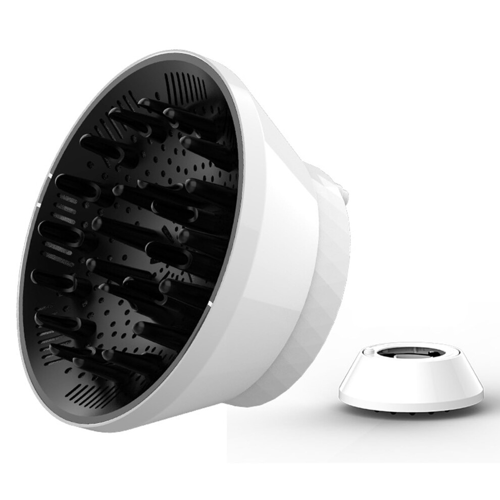 Universal Hair Dryer Diffuser with Even Heat Distribution, Collapsible Travel Design for Curly Hair
