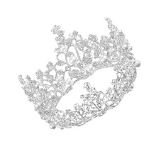 Elegant Vintage Bridal Headpiece Wedding Crown Alloy Tiara for Brides and Formal Events