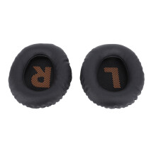 2 pezzi di cuscinetti auricolari in memory foam pelle proteina arancione