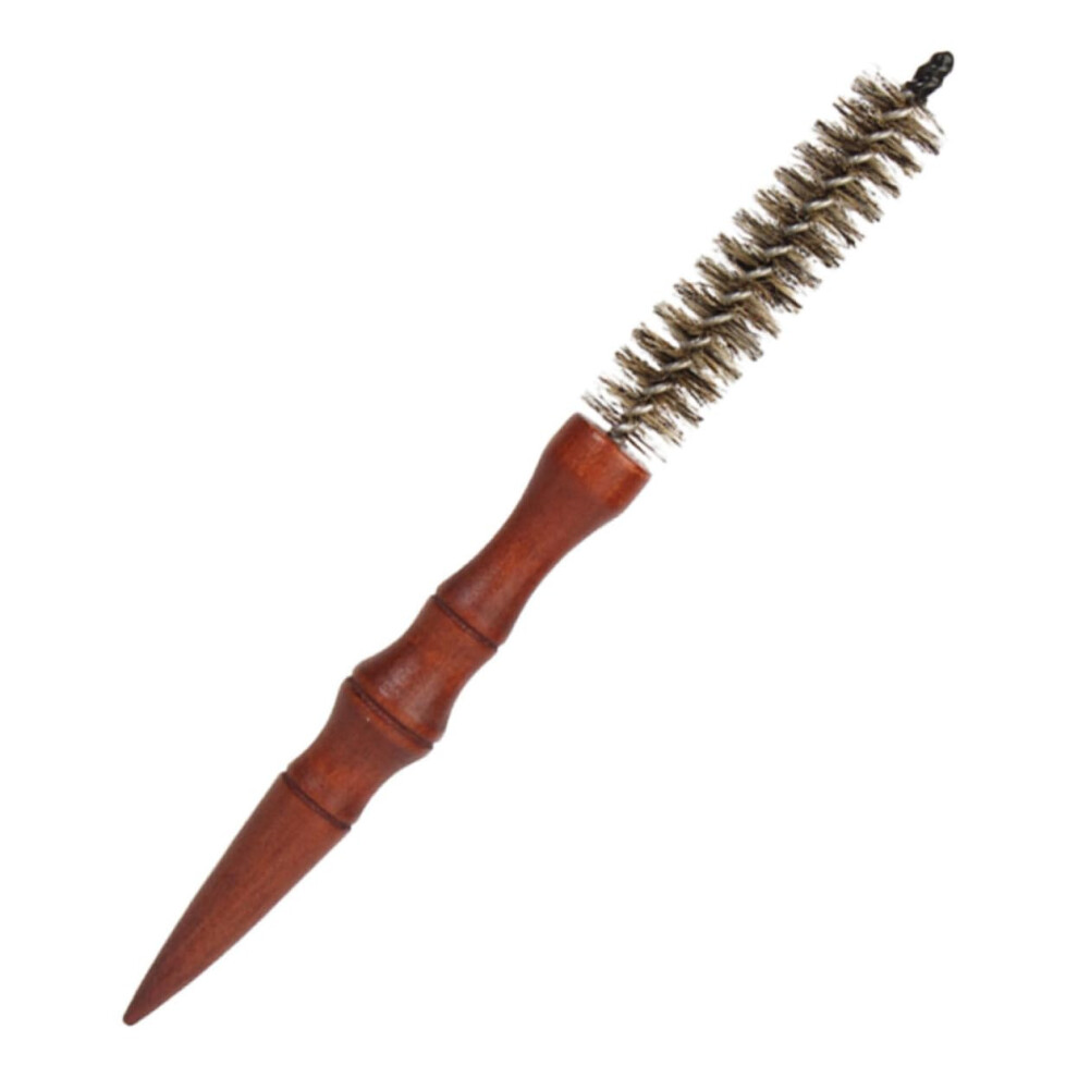 Round Hair Brush for Blow Drying and Curling with HeatResistant Wooden Barrel Styling Brush