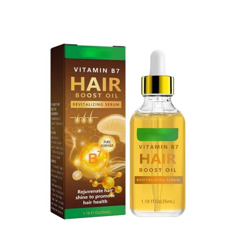Hair Growth Oil with Biotin Hair Serum for Thicker Stronger Hair, Anti Hair Loss Scalp Treatment 35ml