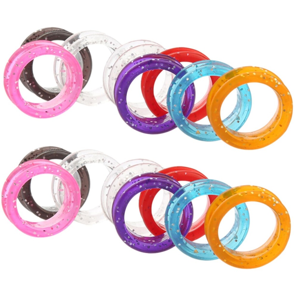 Hairdressing Scissor Finger Inserts Silicone Ring Guards for Salon and Pet Grooming Grip Control