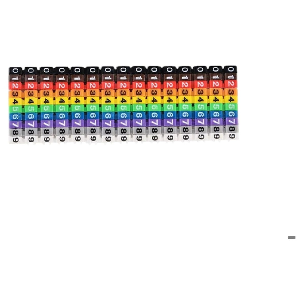 100 150Pcs Cable Markers Numbered Wire Marker Tags For 210Mm Network Cables Cat5e 9113335843240