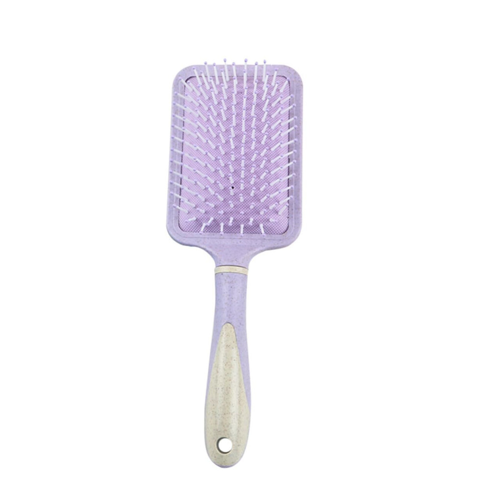 Lavender Detangling Hair Brush With Gentle Scalp Massage, Paddle Comb For Curly Knot Hair