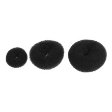 Hair Donut Bun Maker and Shaper Set for Thin Hair, Gentle Nylon, Multiple Size Options, 3pcs