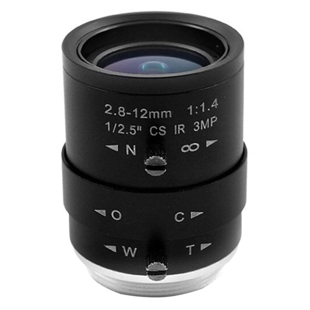 3Mp Hd Varifocal Cctv Camera Lens 2.812Mm Manual Zoom For Industrial Security Cameras 500222750 Black 9174973762553