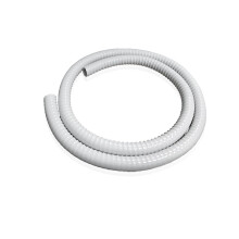 Reinforced Dental Silicone Suction Hose 2M with Secure Threaded Connection, Easy Clean Interior, 11mm Tube