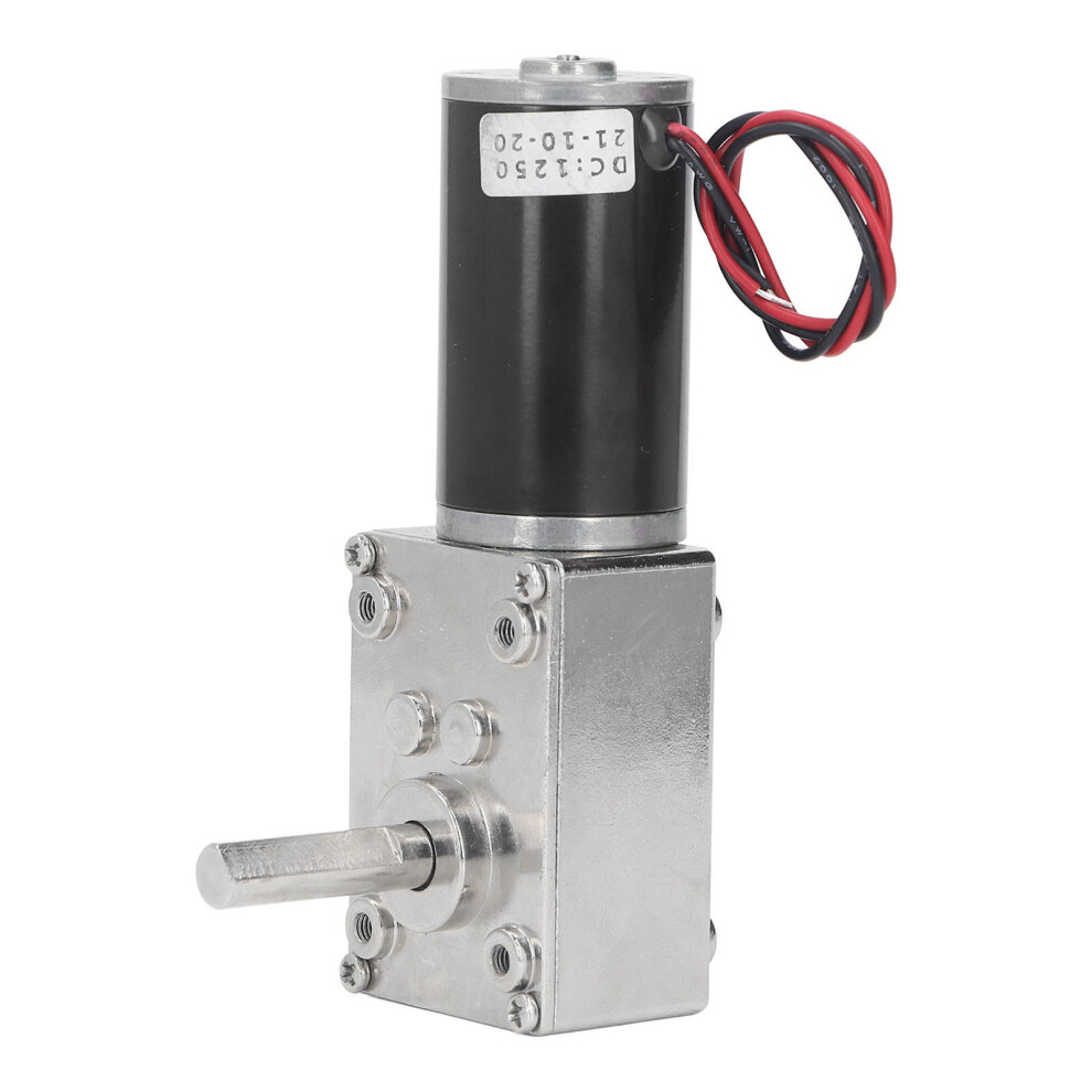 18W Dc Geared Motor 12V Micro Reduction Reversible Aluminum Alloy 8481390156621