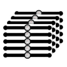 100 Pcs Black Thank You Bakery Sealing Stickers for Cake Boxes, Cookies, Desserts, Tamper Alert