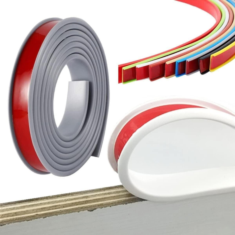 30Mm Gray Selfadhesive Tpe Edge Protector For Furniture Flexible Cuttofit Ushaped Trim 1M 9044945569568