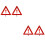 4Pièces Triangle De Routière Auto Pratique Couleurs Diverses 7