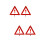 4Pièces Triangle De Routière Auto Pratique Couleurs Diverses 8